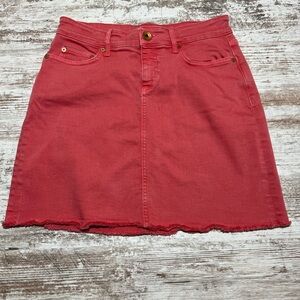 Vineyard Vines Red Mini Skirt